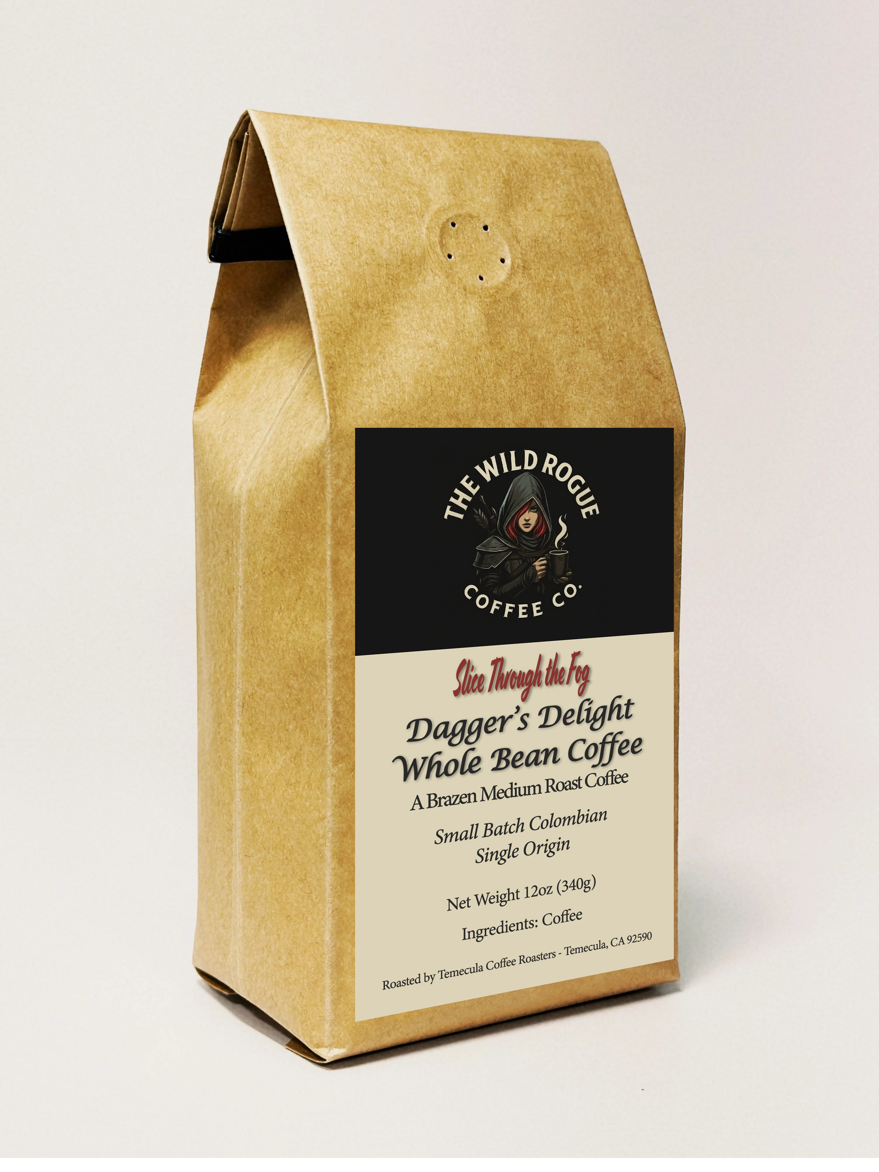 Dagger’s Delight – Colombian Medium Roast (12oz) Drip Ground or Whole Bean